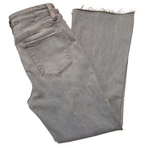 Vervet Blue Jeans Size 30 Uplift High Rise Ankle Boot Cut Raw Hem